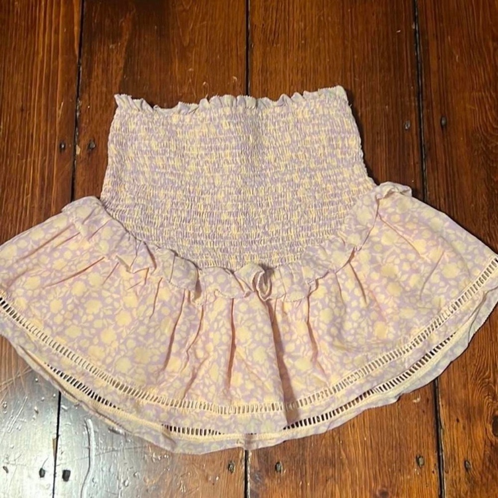 Floral printed skirt